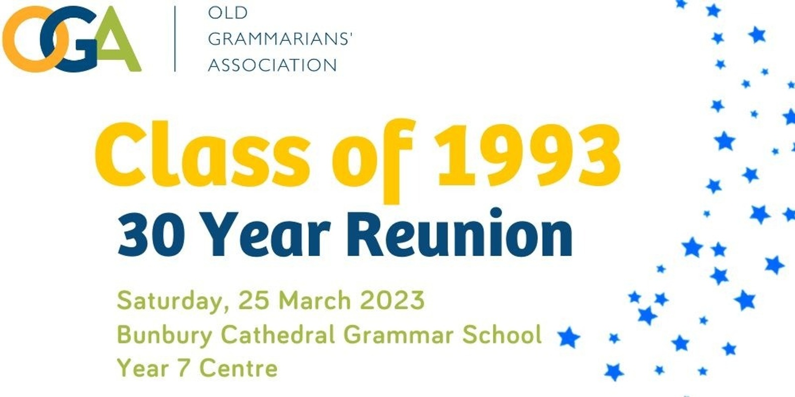 Banner image for CLASS OF 1993 - 30 YEAR REUNION