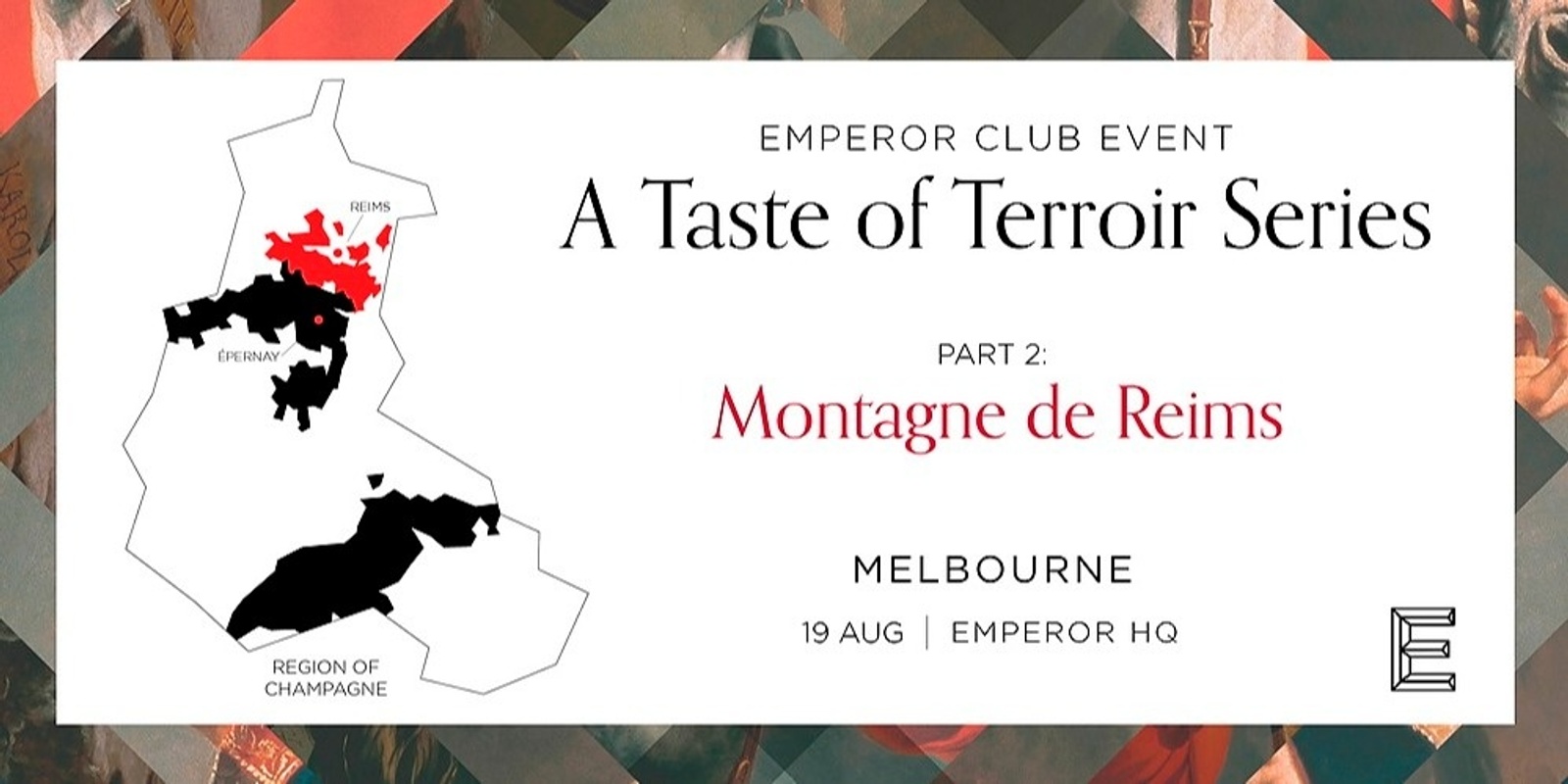 Banner image for A Taste of Terroir Champagne Tasting: Montagne de Reims