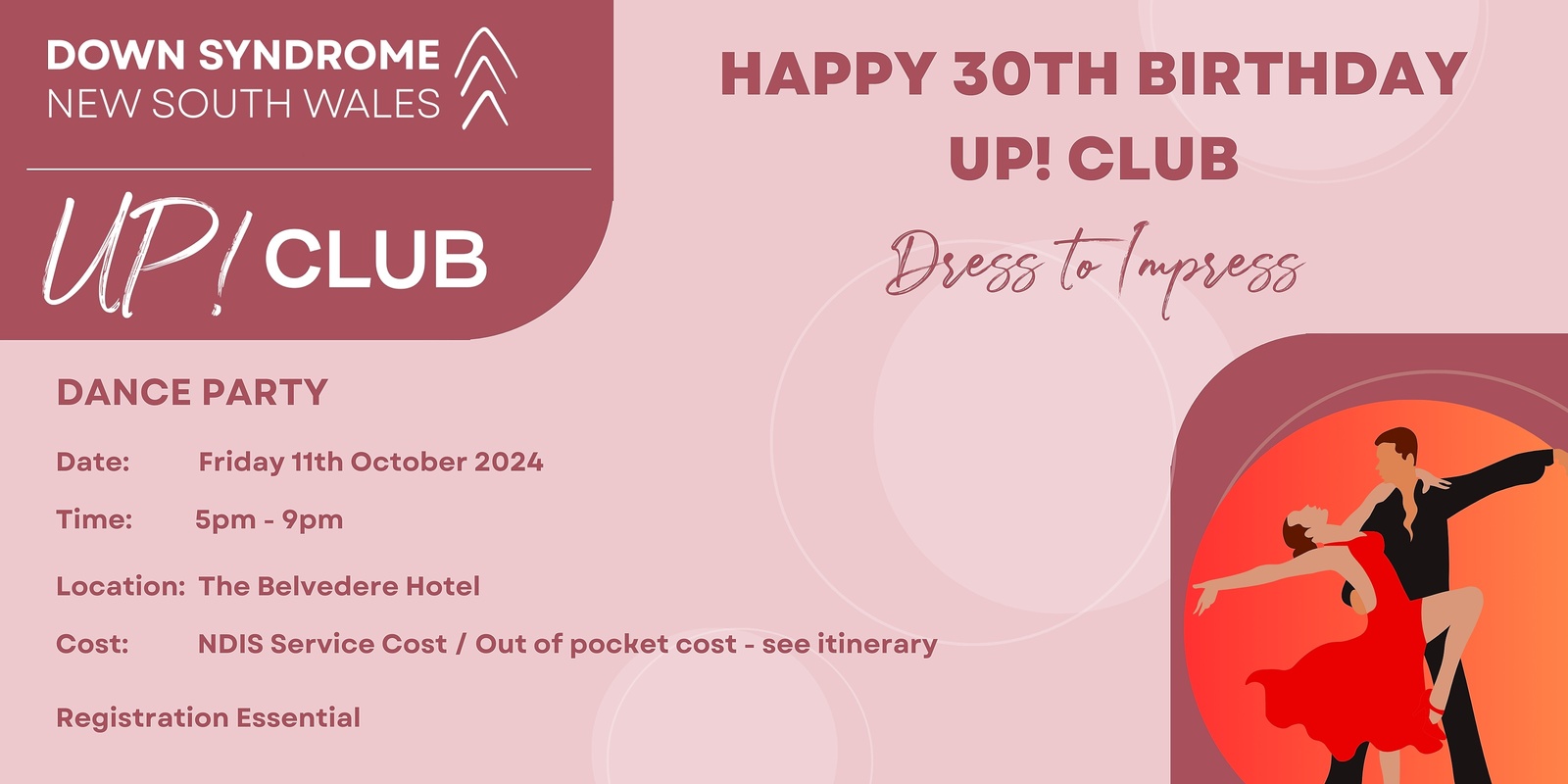 Banner image for UP! Club Happy 30th Birthday UP! Club - Dress to Impress