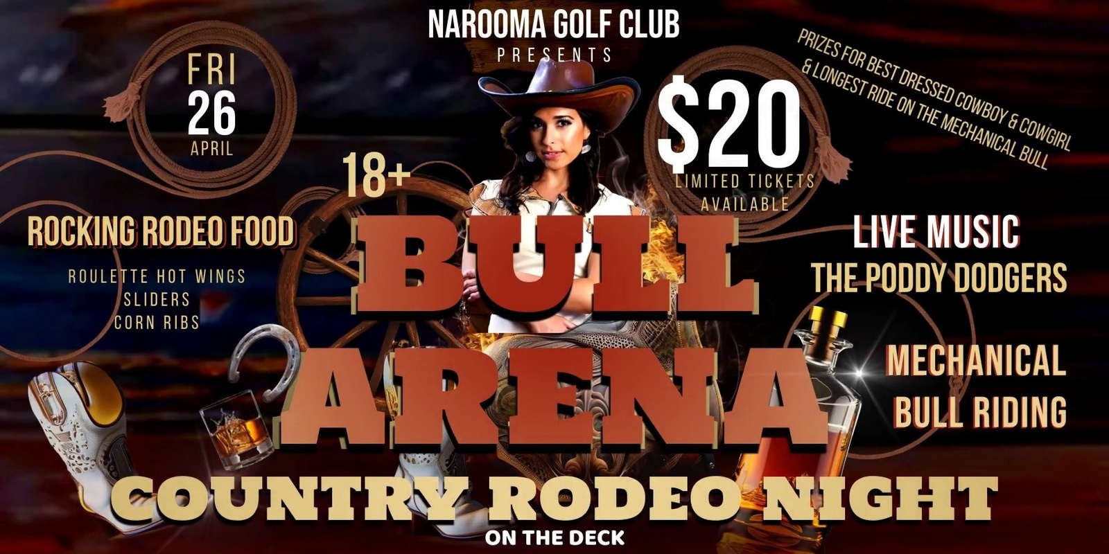 Banner image for Bull Arena - Country Rodeo Night