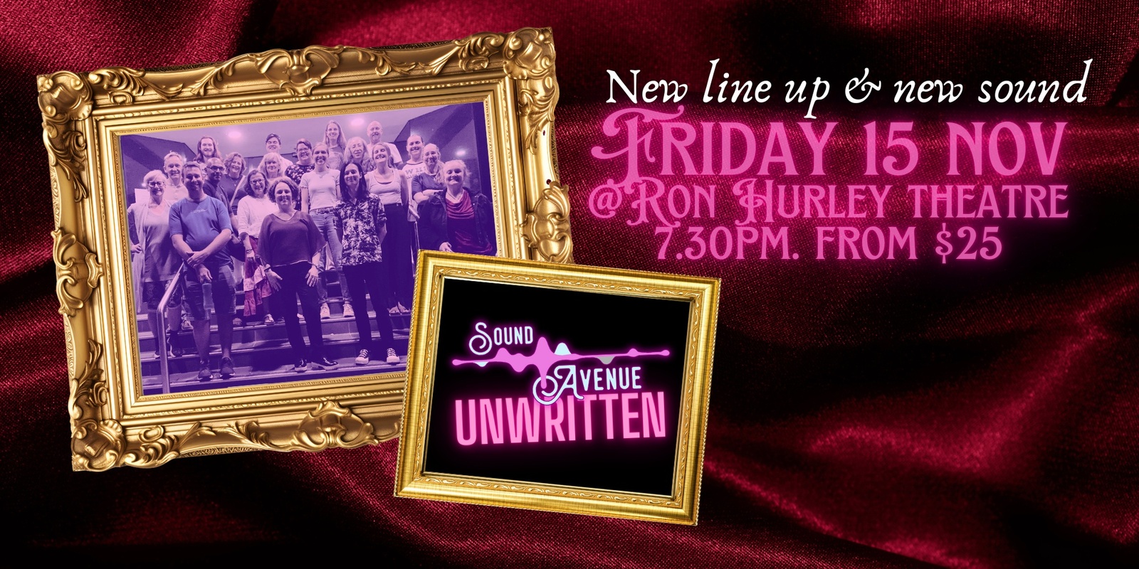 Banner image for Unwritten - Sound Avenue in Concert