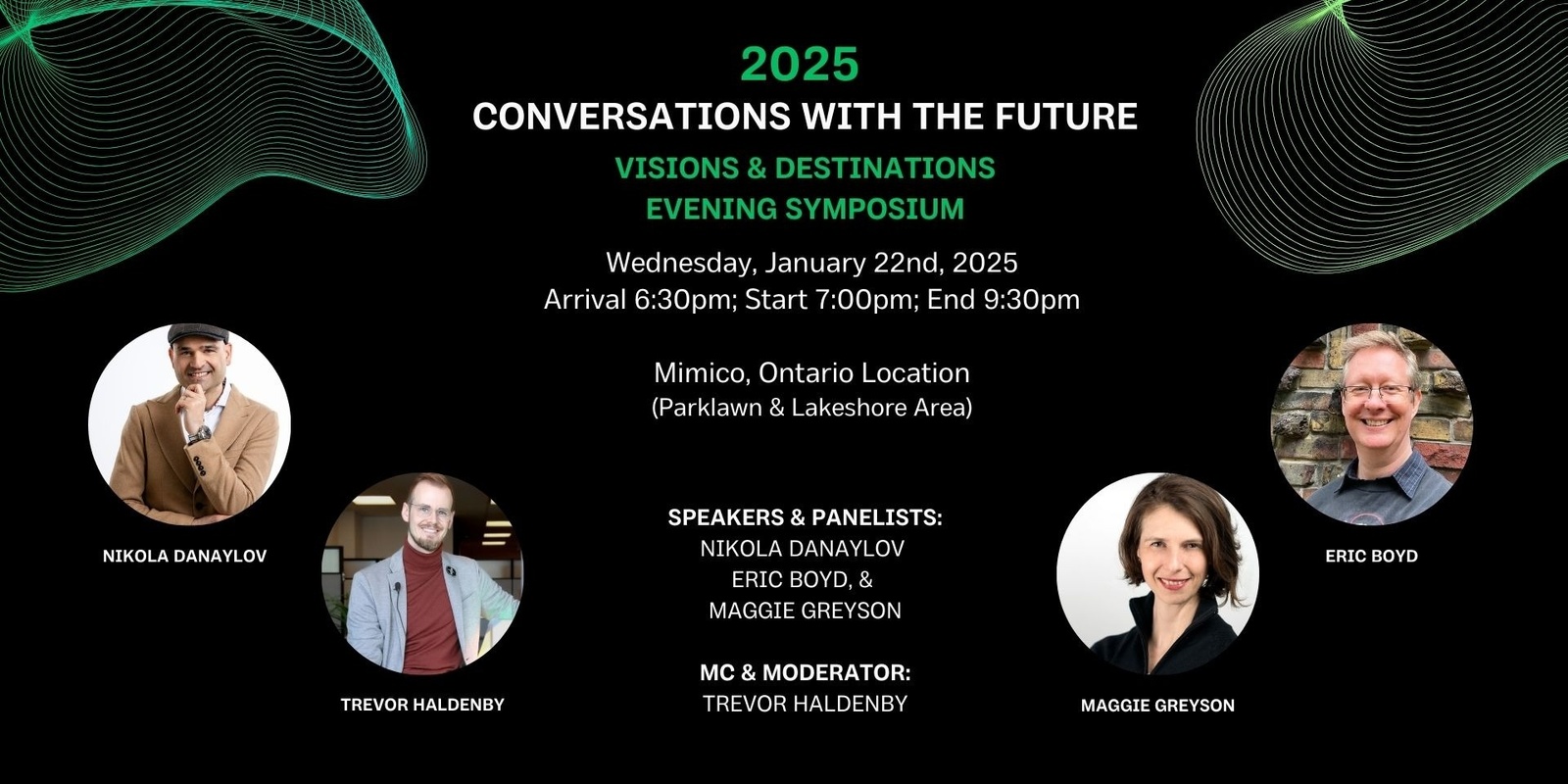 Banner image for Conversations with the Future: Visions & Destinations, Evening Symposium