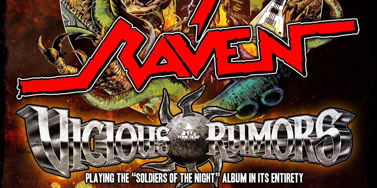 Banner image for Raven, Vicious Rumors, Lutharo, Wicked