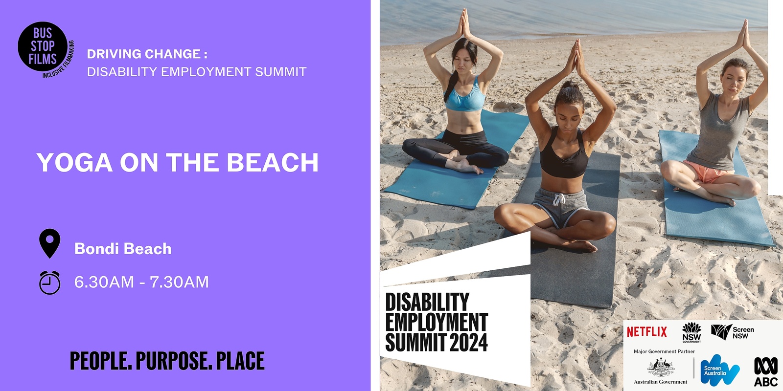 Banner image for Driving Change - Disability Employment Summit Social Program - Yoga 