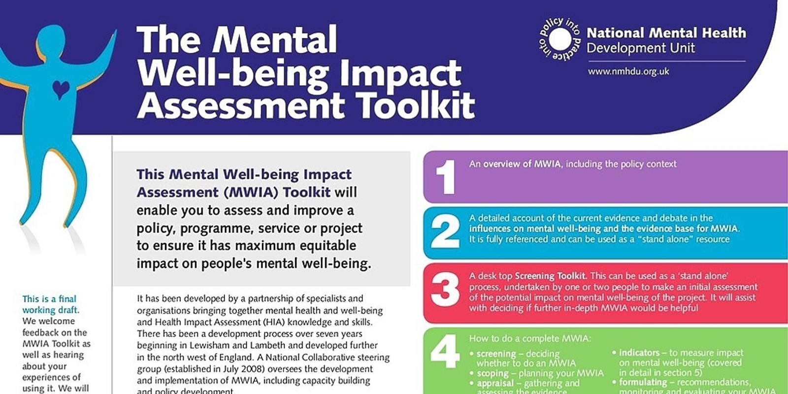 Banner image for Mental Wellbeing Impact Assessment Tool Training Course Introduction Webinar