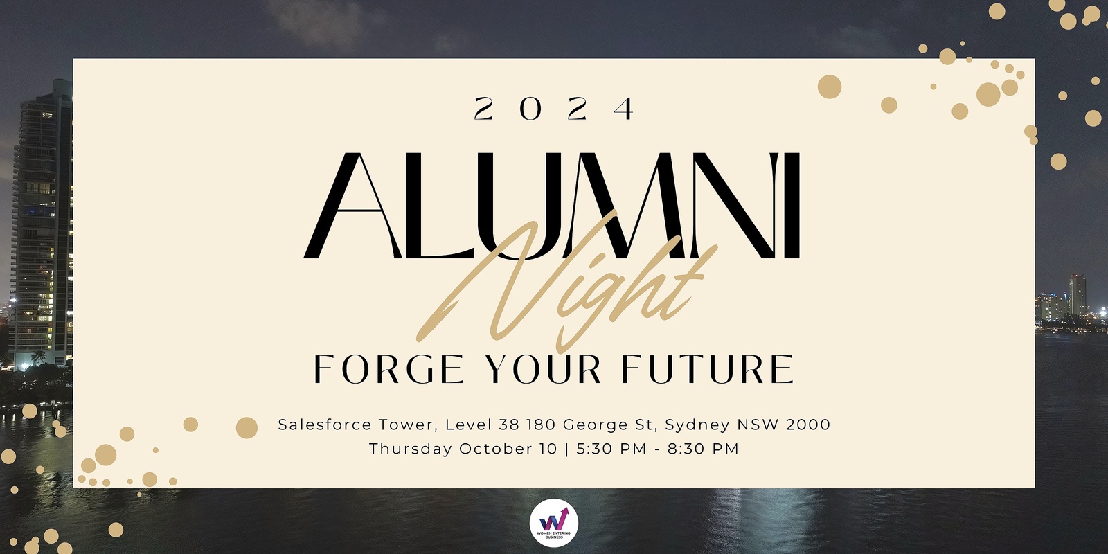 Banner image for Alumni Night 2024: Forge Your Future