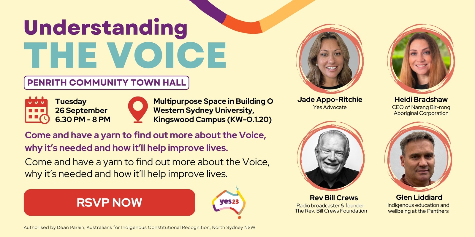 Banner image for Understanding the Voice - Penrith Town Hall