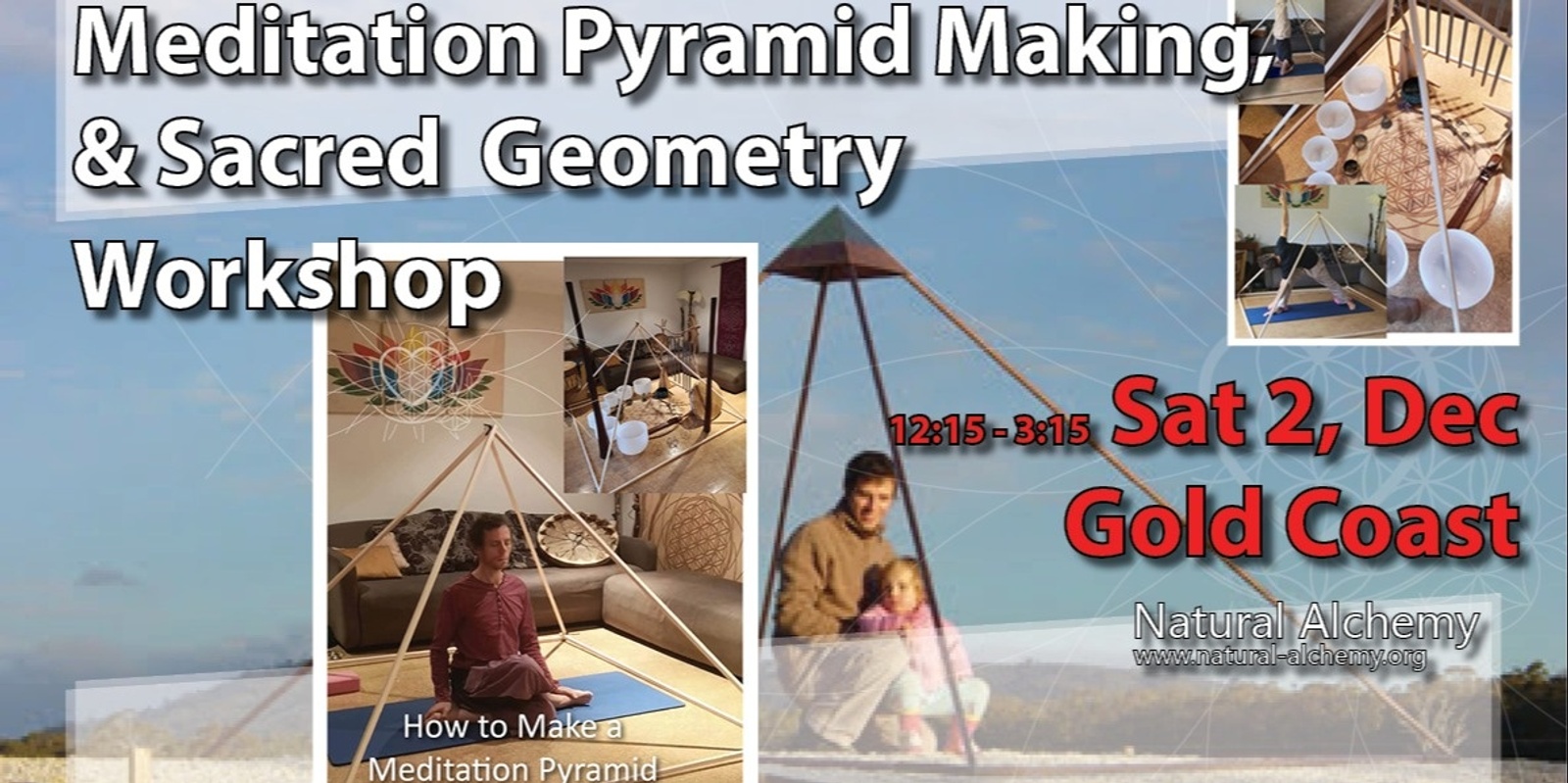 Banner image for Pyramid crafting, & sacred geometry workshop_GoldCoast