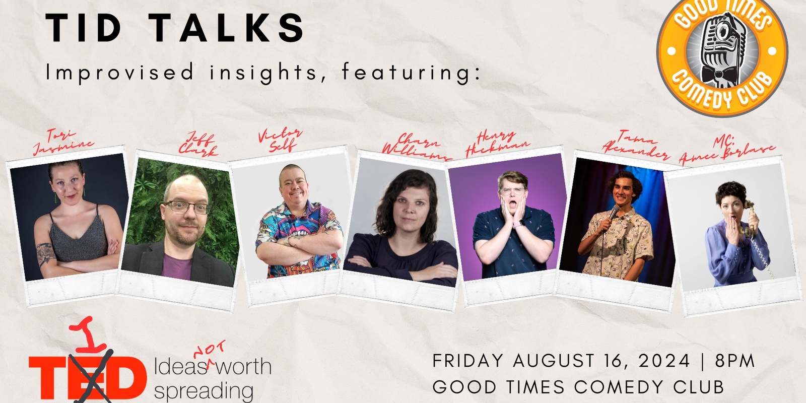 Banner image for TID Talks - Ideas Not Worth Spreading