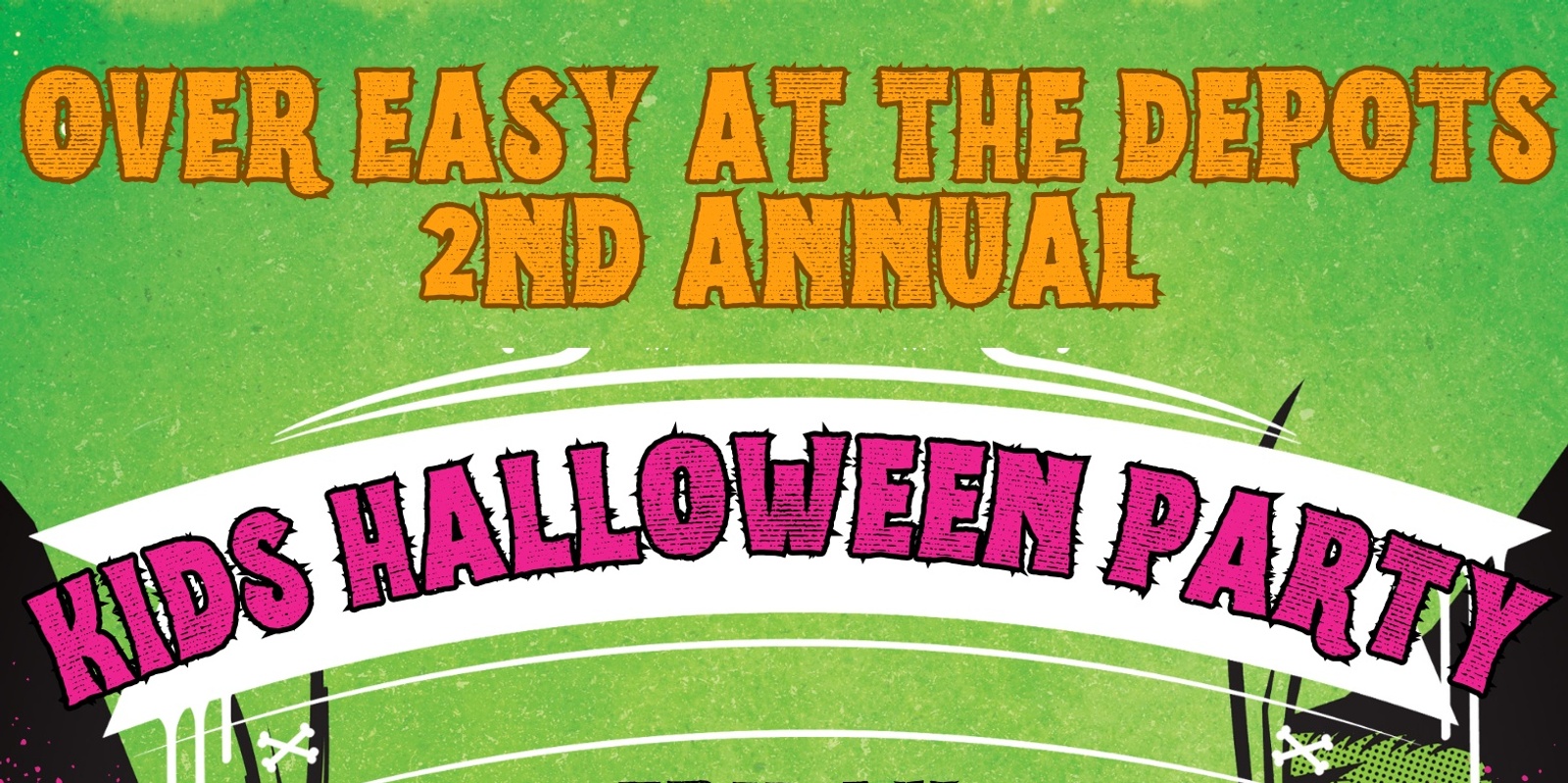 Banner image for Over Easy At The Depot Kids Halloween Party