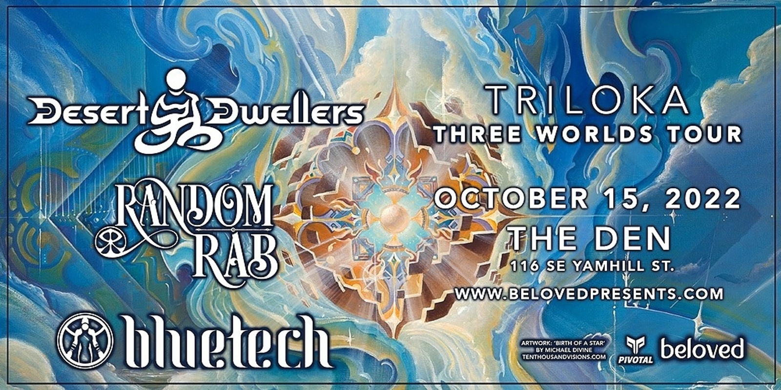 Banner image for Desert Dwellers and Random Rab with Bluetech