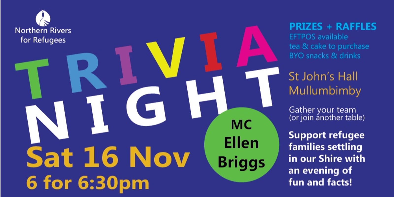 Banner image for Trivia night at Mullumbimby