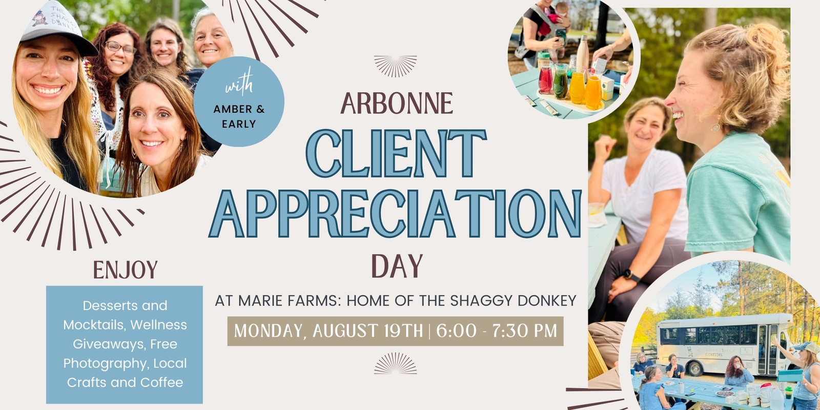 Banner image for Arbonne Client Appreciation Day