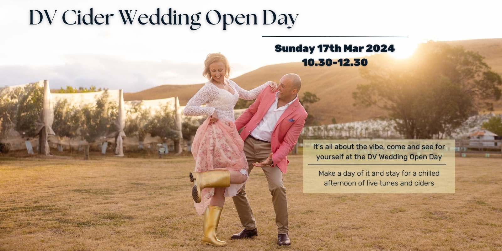 Banner image for DV Cider Wedding Open Day