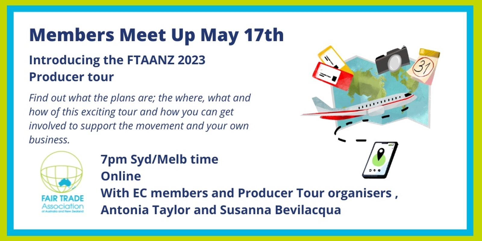 Banner image for FTAANZ Members & Friends Meet Up MAY 2023: Introducing the FTAANZ 2023 Producer Tour