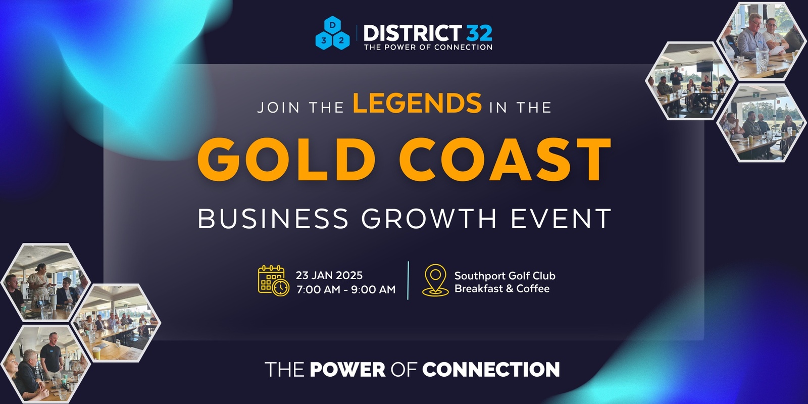 Banner image for District32 Business Networking Gold Coast – Legends- Thu 23 Jan