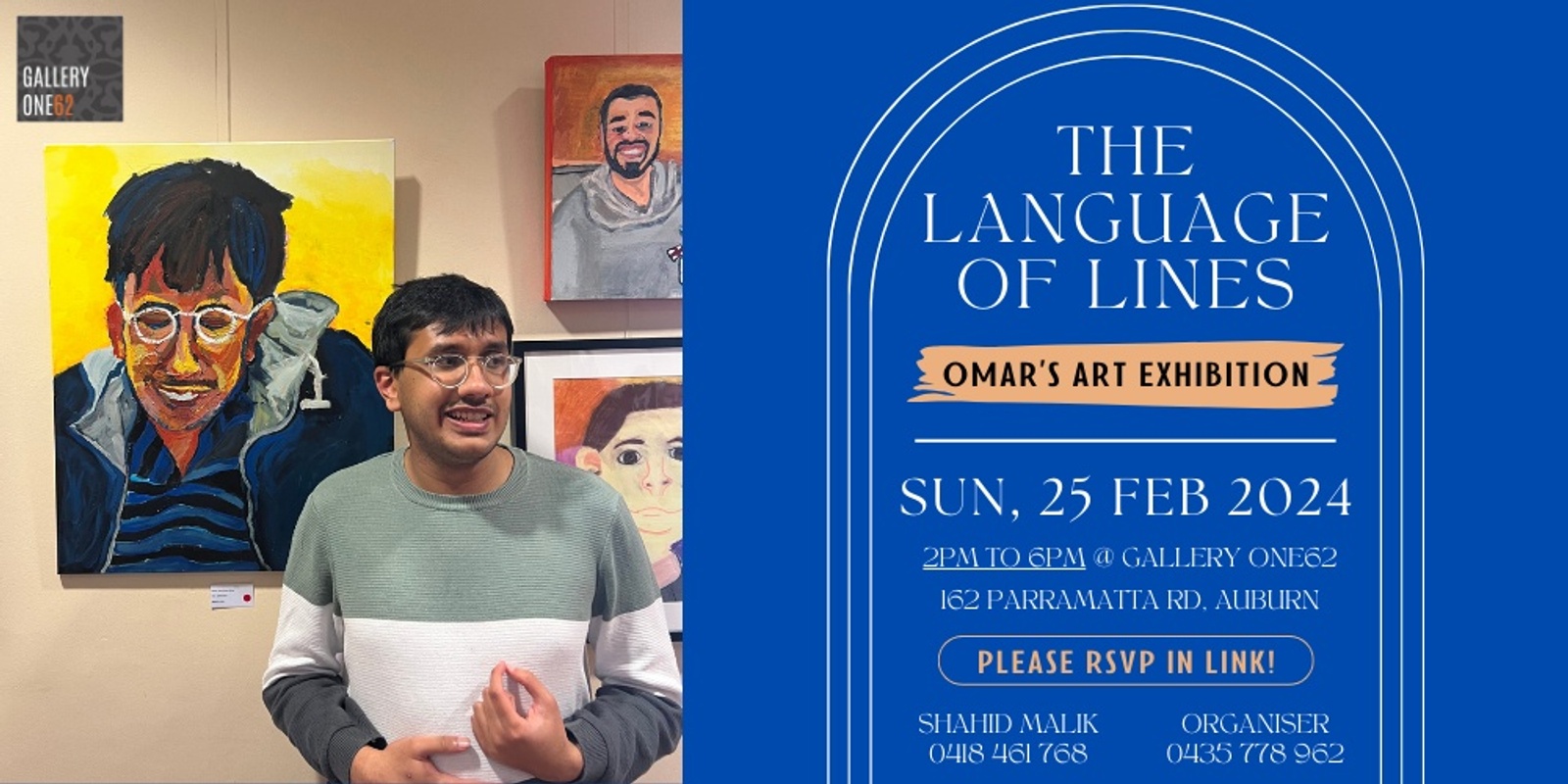Banner image for The Language of Lines: Omar's Art Exhibition