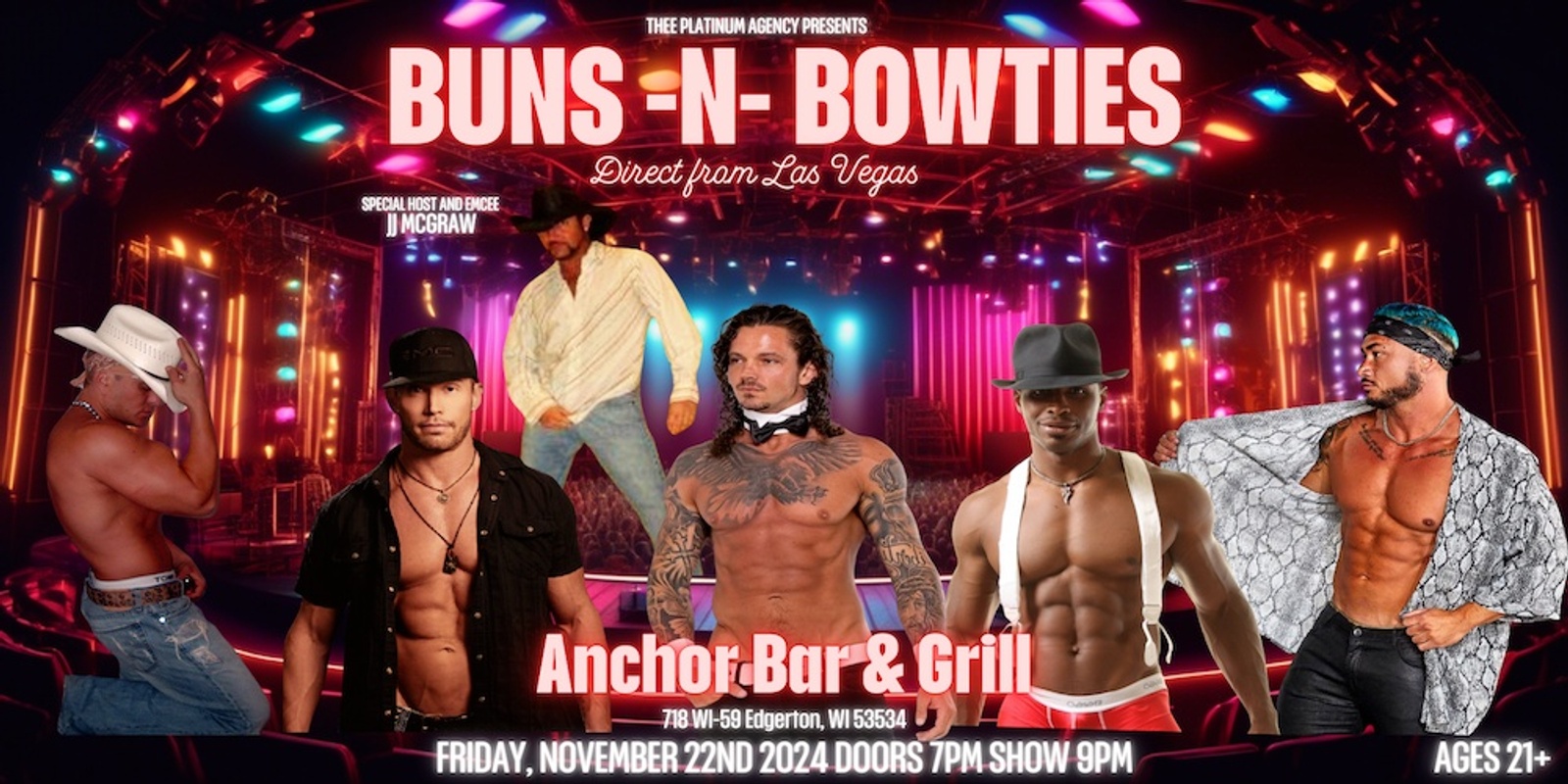 Banner image for BUNS -N- BOWTIES: An Unforgettable Ladies' Night Out!