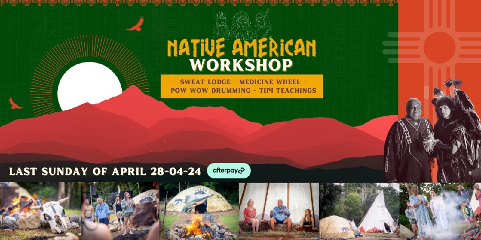 Banner image for Runningfox & EagleDancer's Native American Workshop April 2024