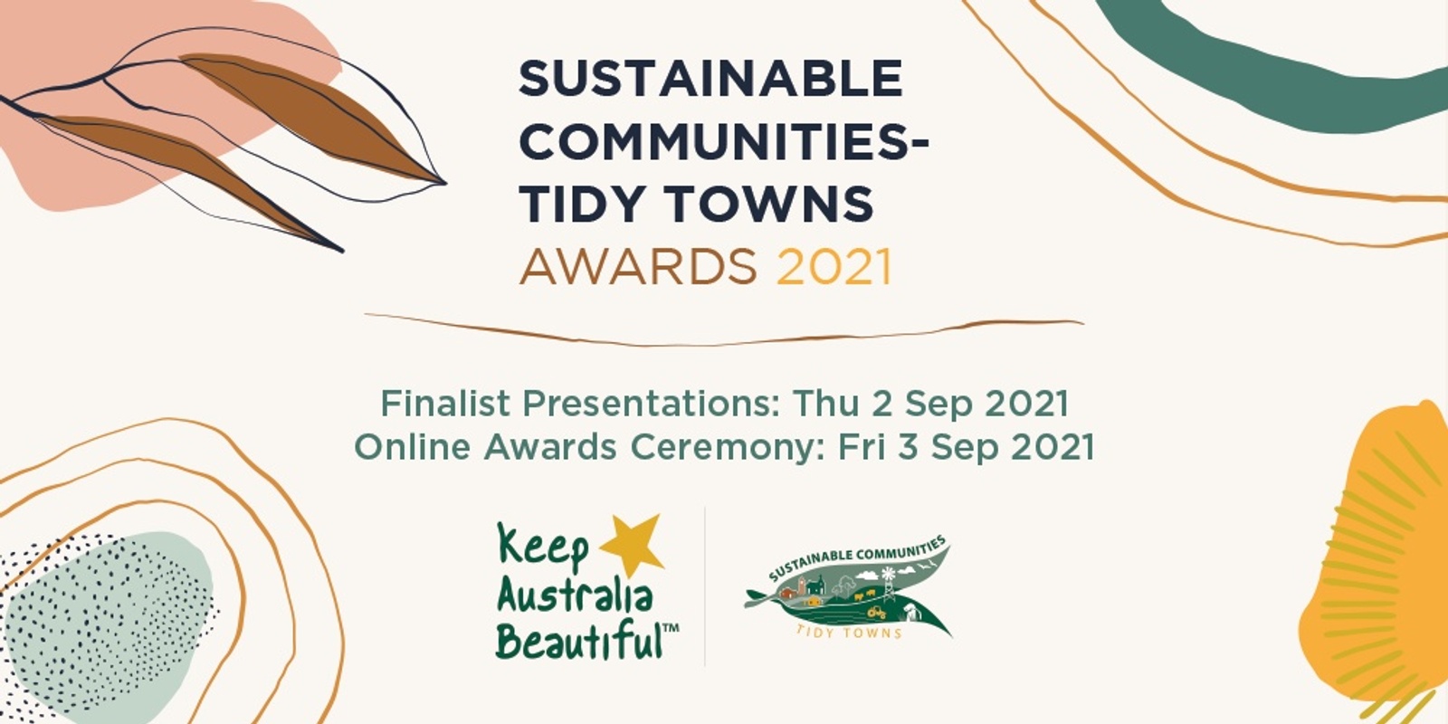 Banner image for 2021 Australian Sustainable Communities Tidy Towns Awards - ONLINE