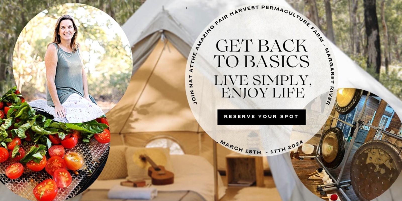 Banner image for Get Back To Basics, Live Simply & Enjoy Life Retreat - Fair Harvest Permaculture Farm