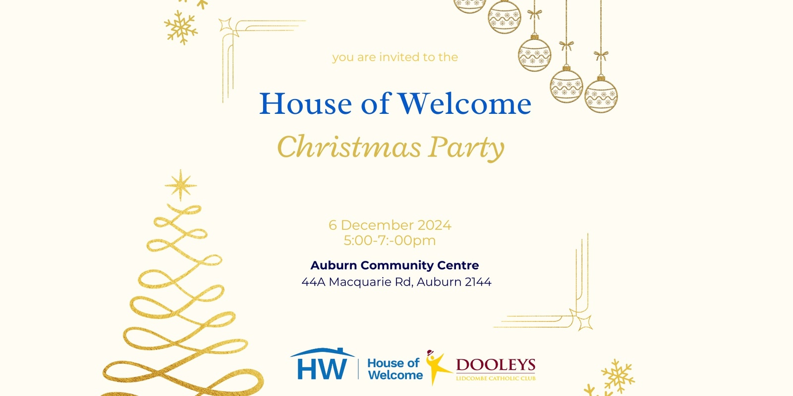 Banner image for House of Welcome Christmas Party 