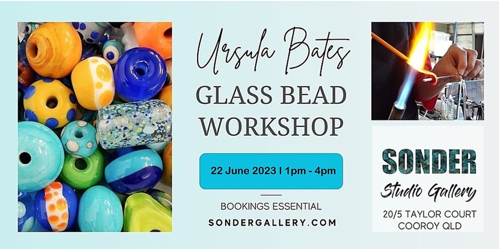 Banner image for Glass Bead Making Workshop 22nd June