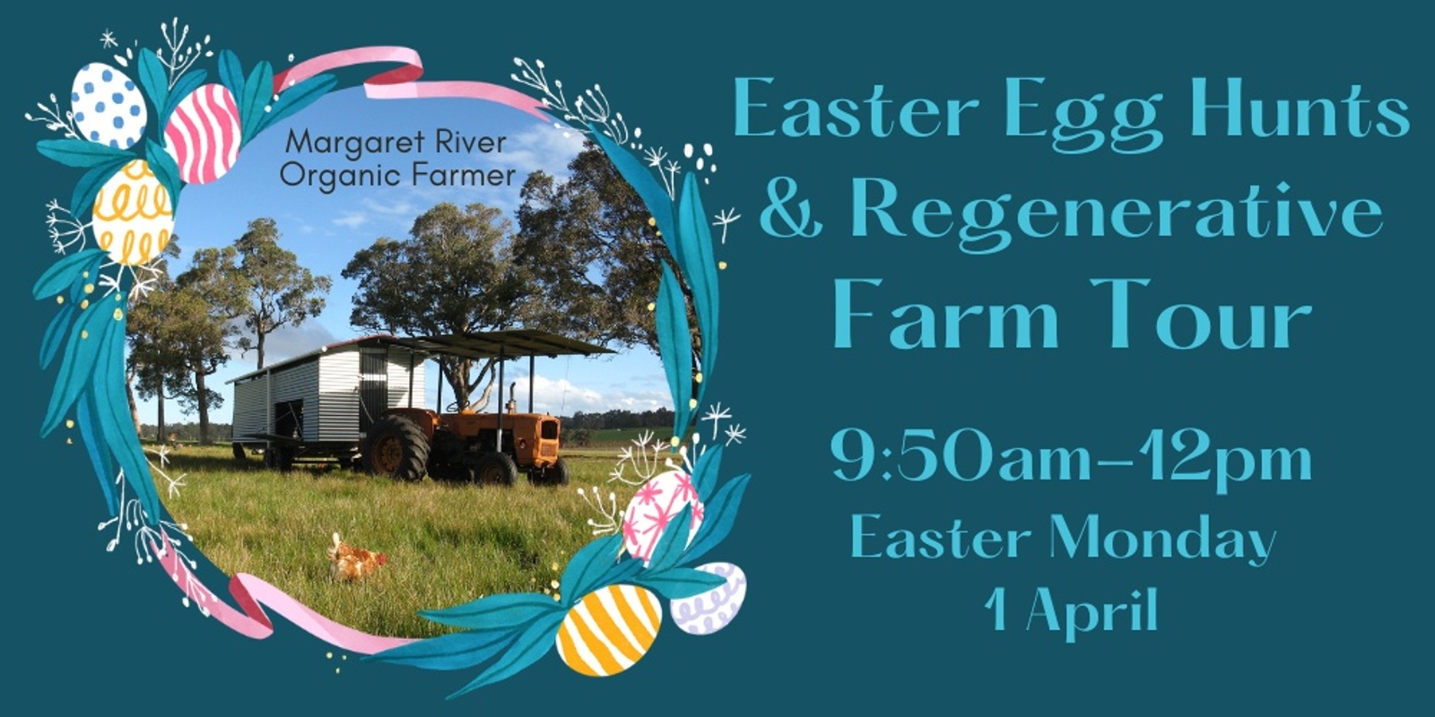 Banner image for Easter egg hunt & farm tour 