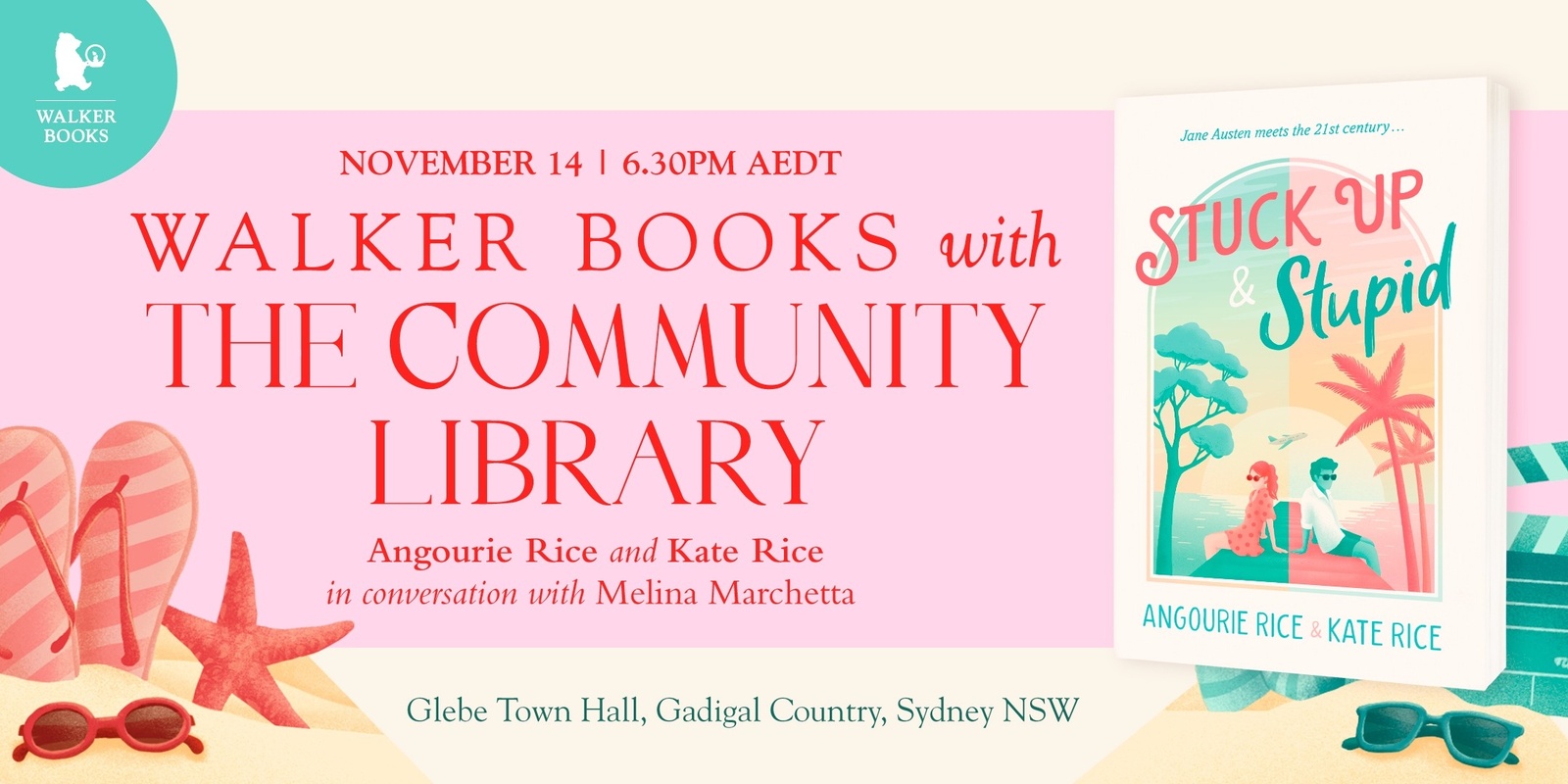 Banner image for Walker Books with The Community Library in conversation event