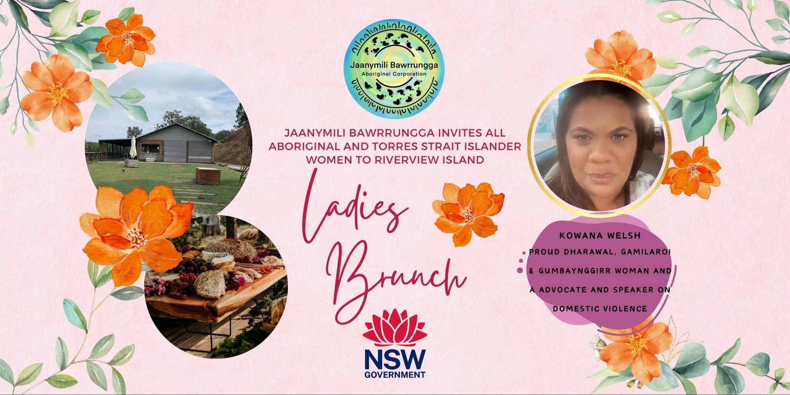 Banner image for 16 Days Of Activism - Aboriginal and Torres Strait Islander Ladies Brunch at River View Island, Tewinga 