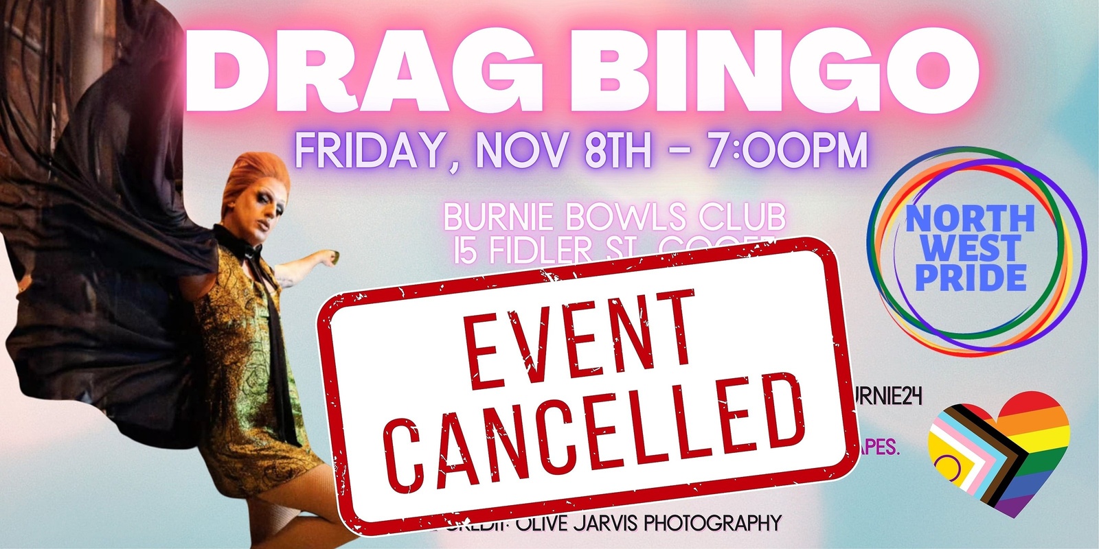 Banner image for Drag Bingo @ Burnie Bowls Club - CANCELLED