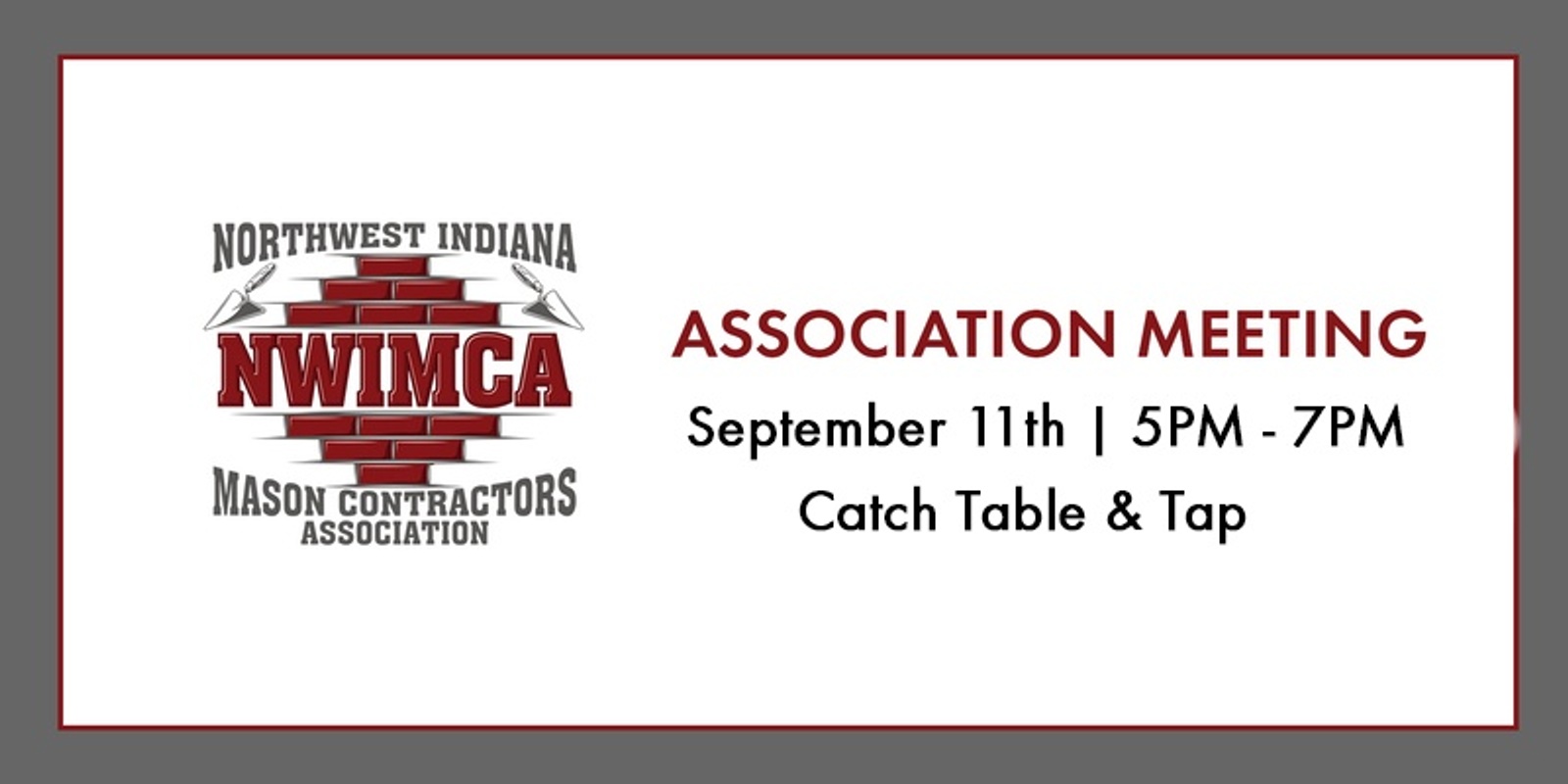 Banner image for NWIMCA September 11th Meeting