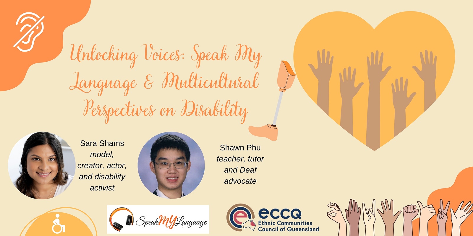 Banner image for Unlocking Voices: Speak My Language & Multicultural Perspectives on Disability