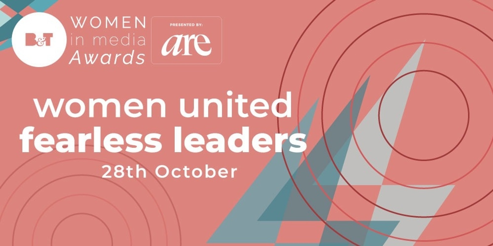 Banner image for B&T Women in Media Awards 2020, presented by Are Media