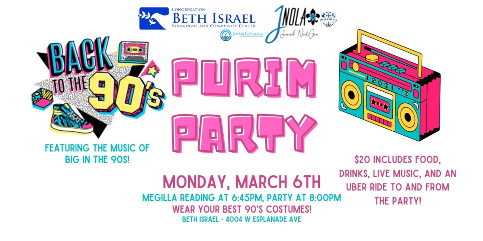 Banner image for Purim Party!