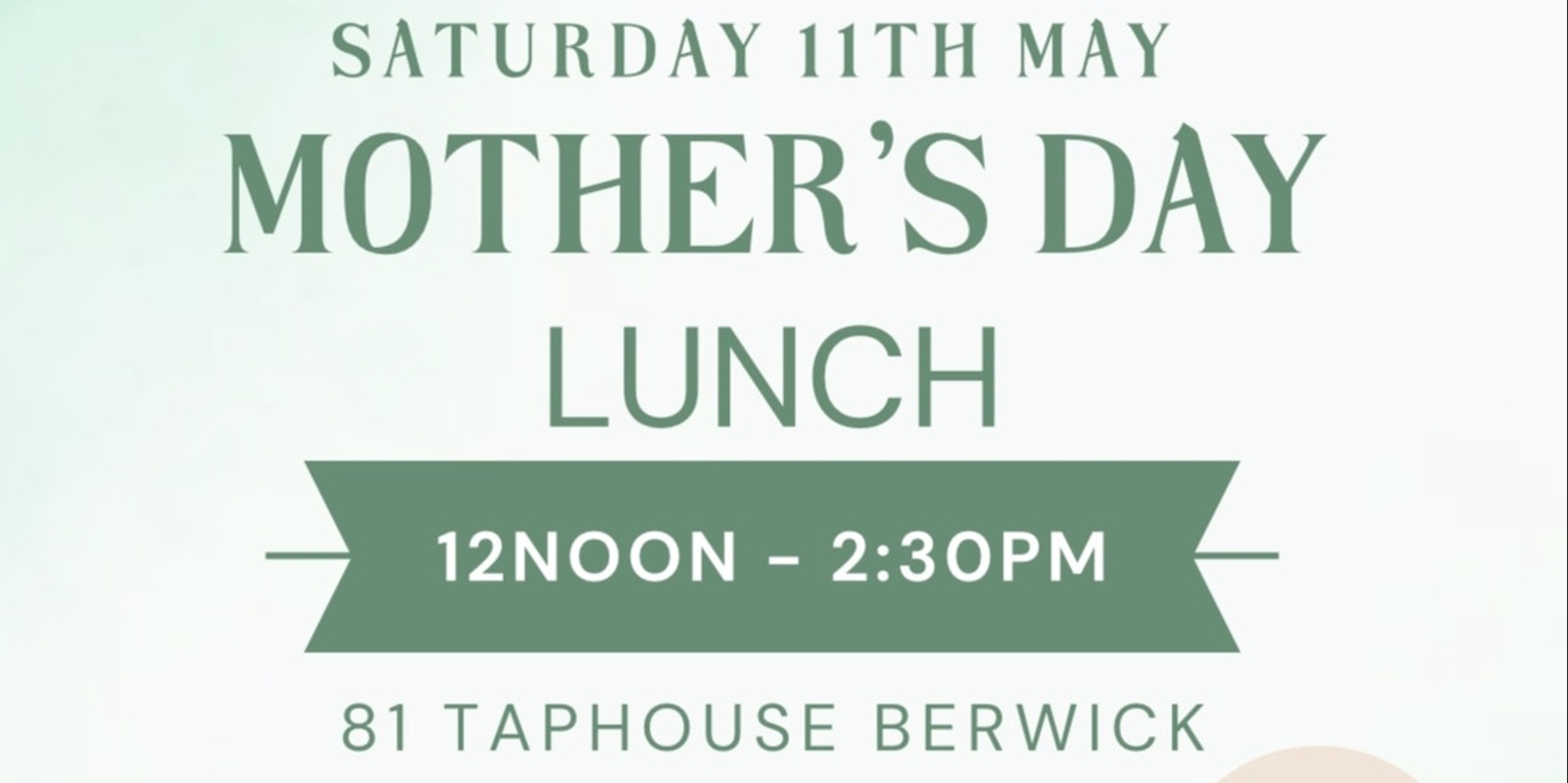 Banner image for Mothers Day Luncheon @81 11th May