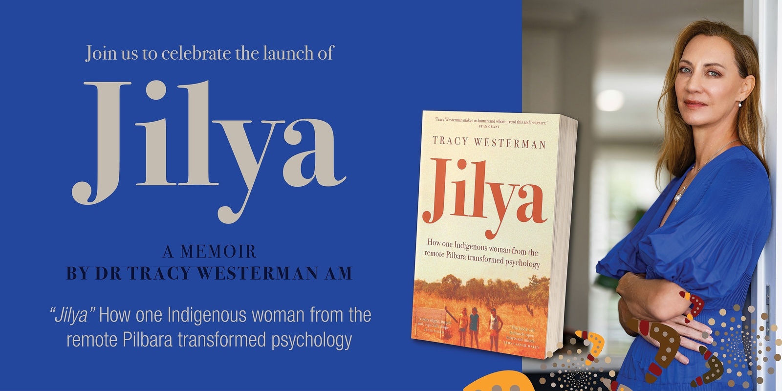 Banner image for Brisbane launch of Jilya - A memoir by Dr Tracy Westerman AM