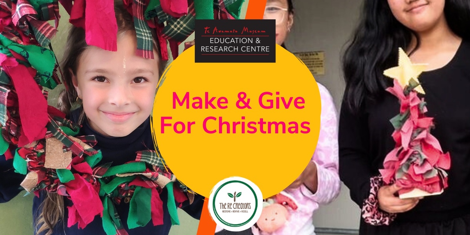 Banner image for Make and Give, Te Awamutu Museum, Saturday 14 December 11am-1pm