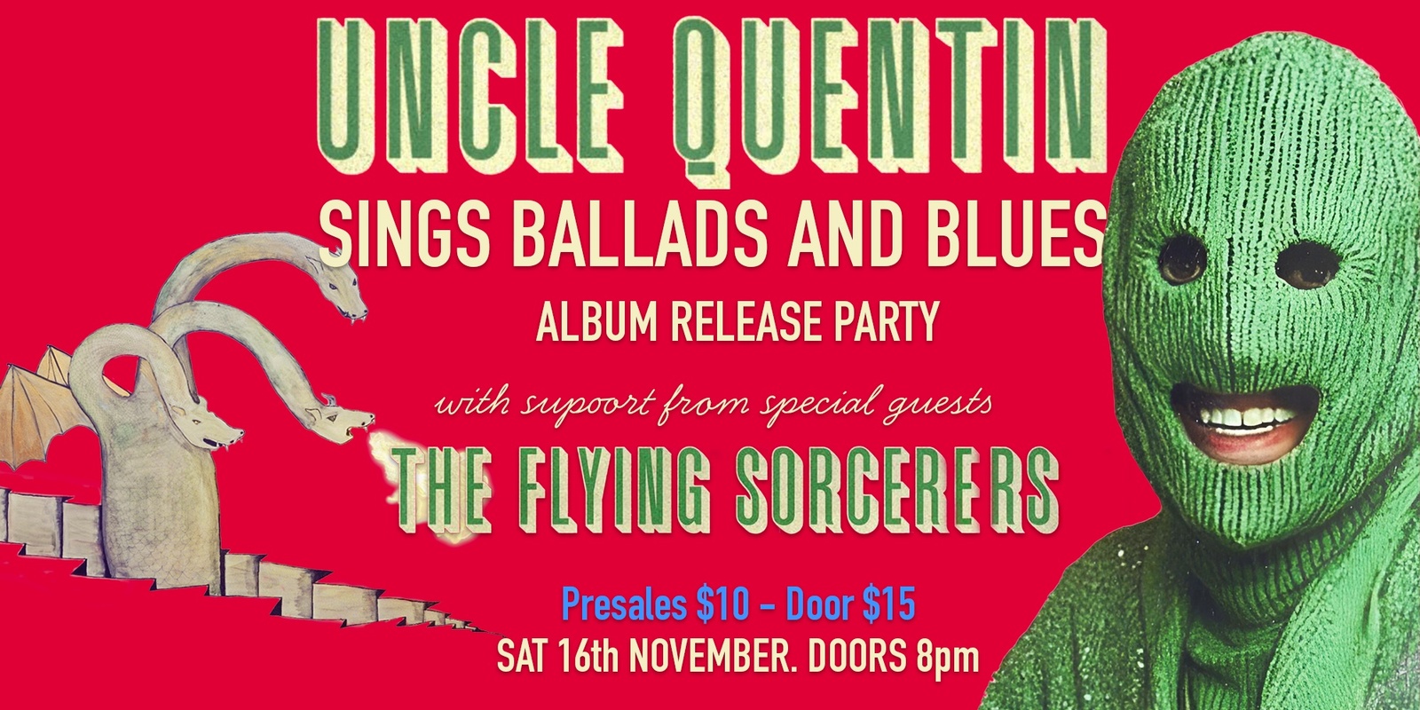 Banner image for Uncle Quentin Sings Ballads And Blues Release Party 