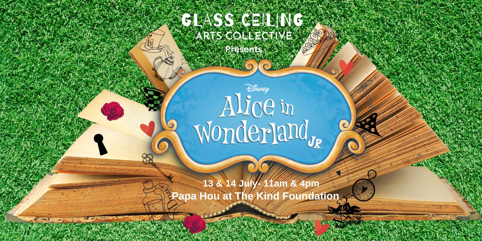 Banner image for Alice in Wonderland JR at Papa Hou in Christchurch