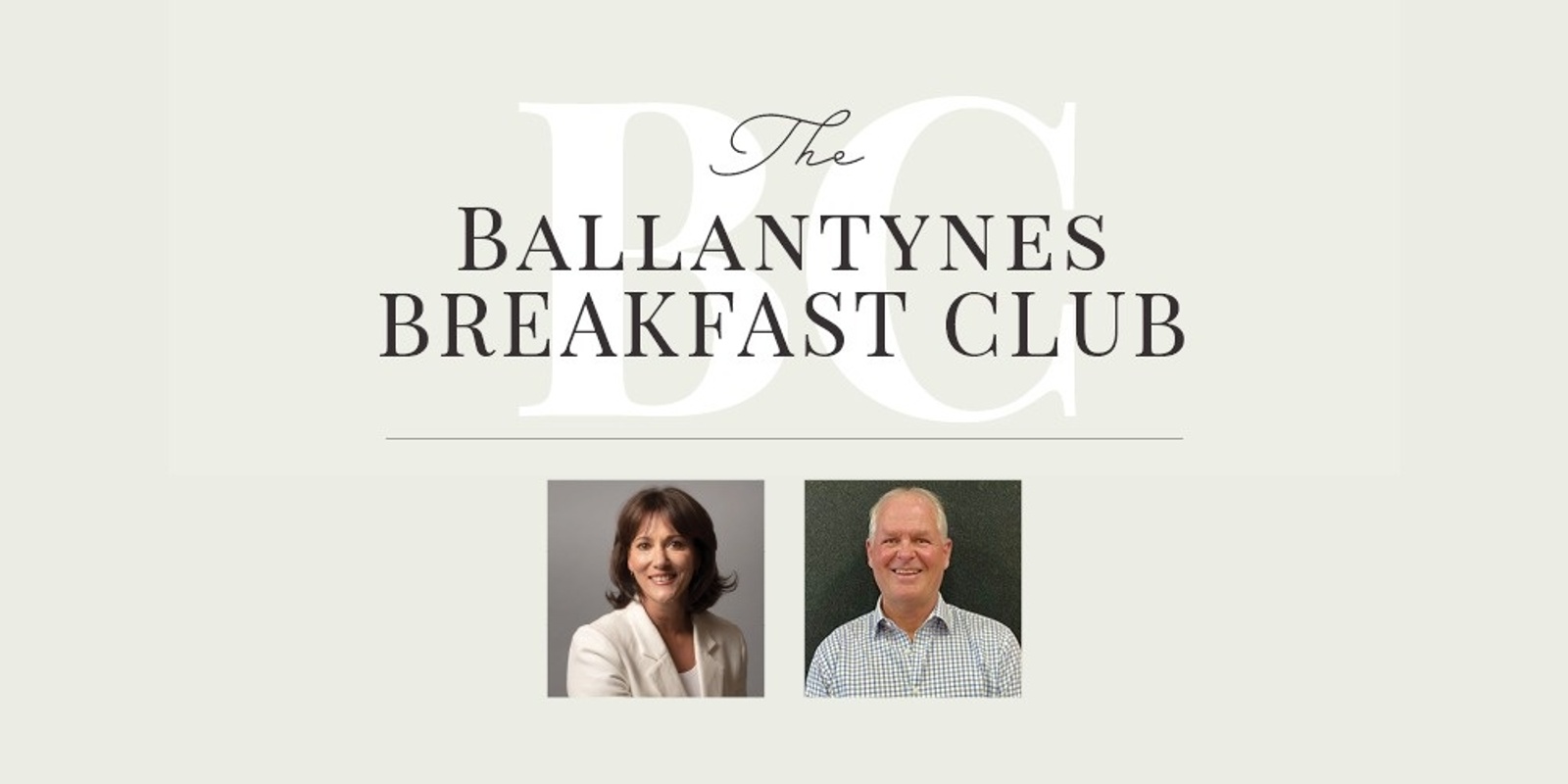 Banner image for Ballantynes Breakfast Club with Phil Marshall-Lee