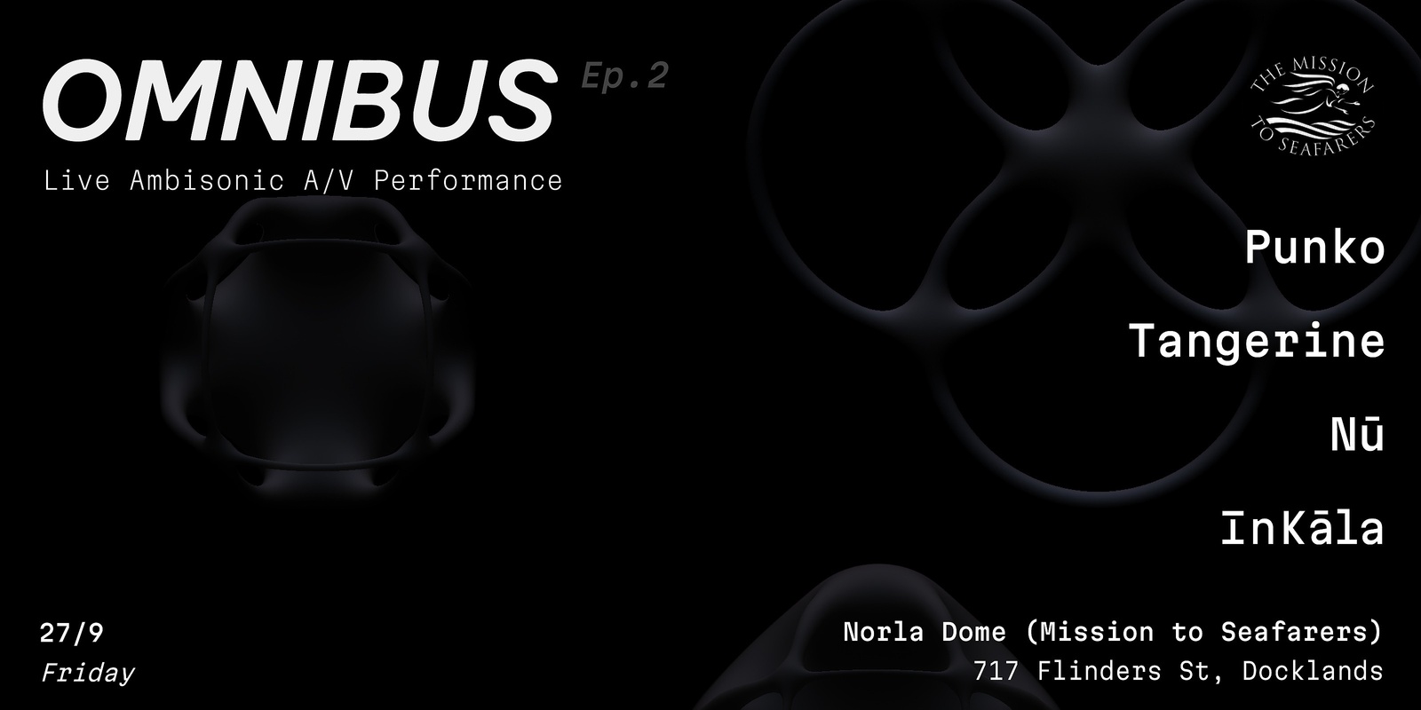 Banner image for OMNIBUS ep2 - Live Ambisonic AV performance