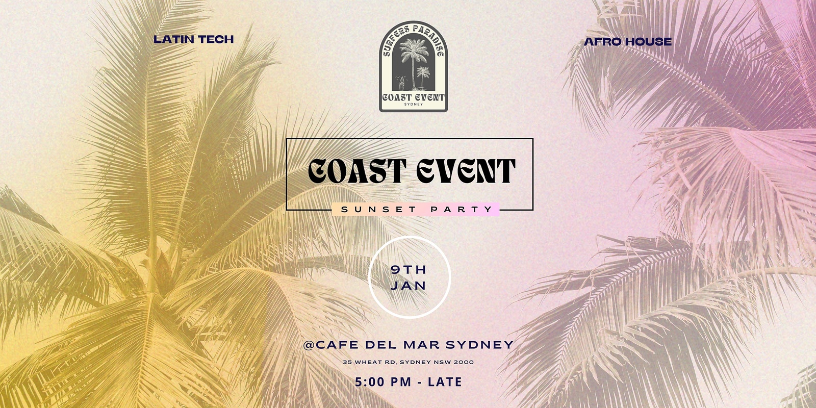 Banner image for COAST EVENT - Sunset Party