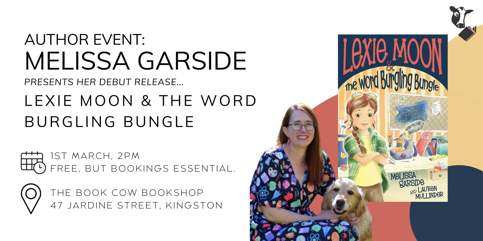 Banner image for Author Event: Lexie Moon and the Word Burgling Bungle by Melissa Garside