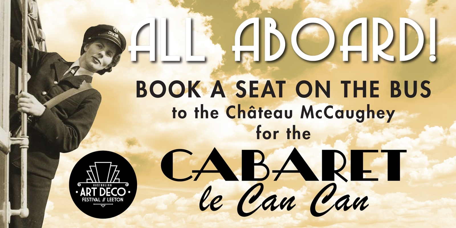 Banner image for All aboard! Bus to the Cabaret le Can Can