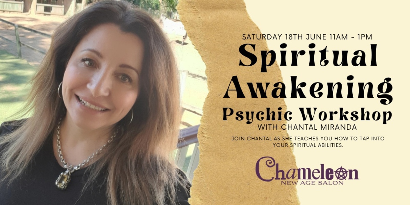 Banner image for Spiritual Awakening / Psychic Workshop - Level 1 with Chantal Miranda