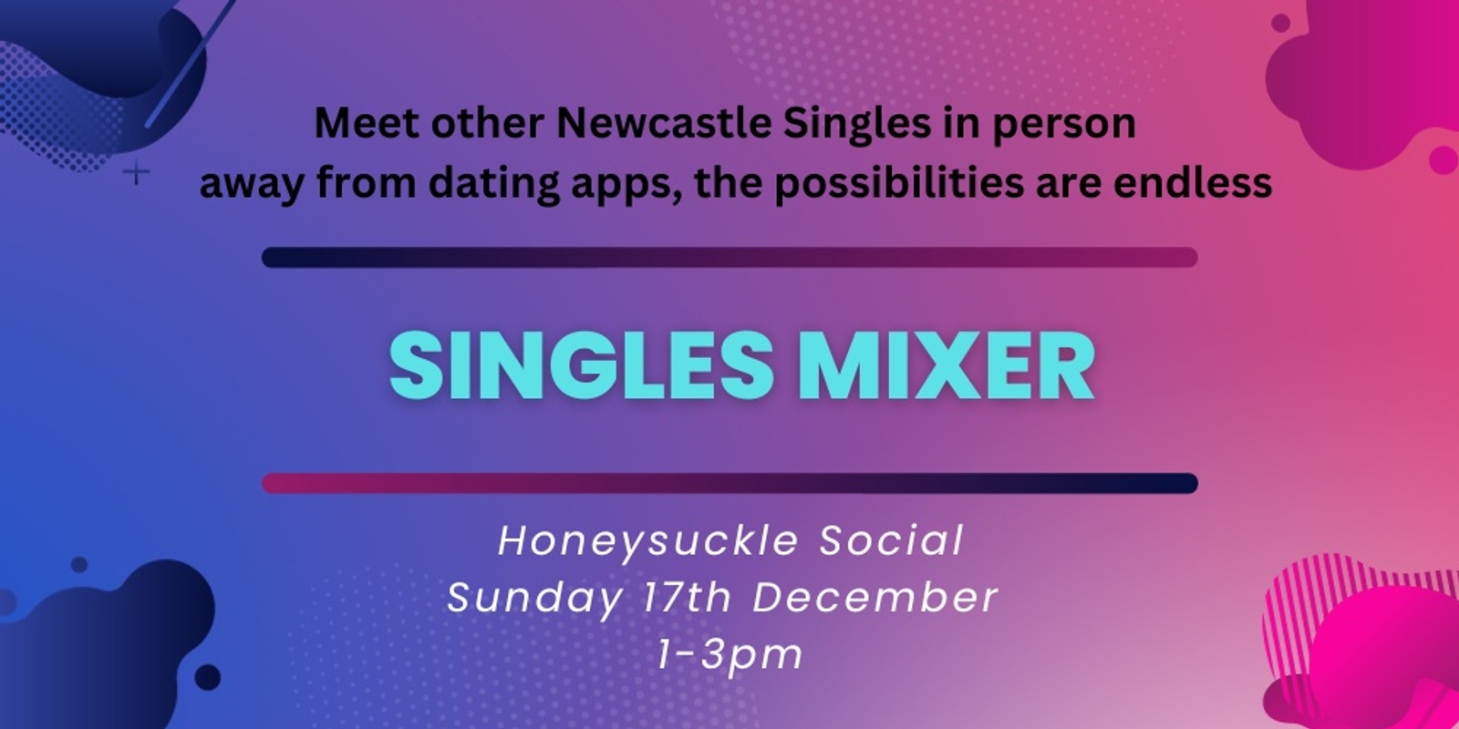 Banner image for Newcastle Single Mixer 