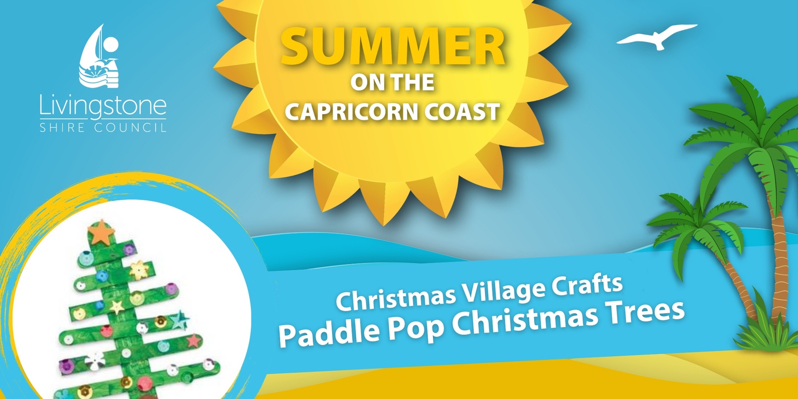 Banner image for Christmas Village Crafts - Paddle Pop Christmas Trees