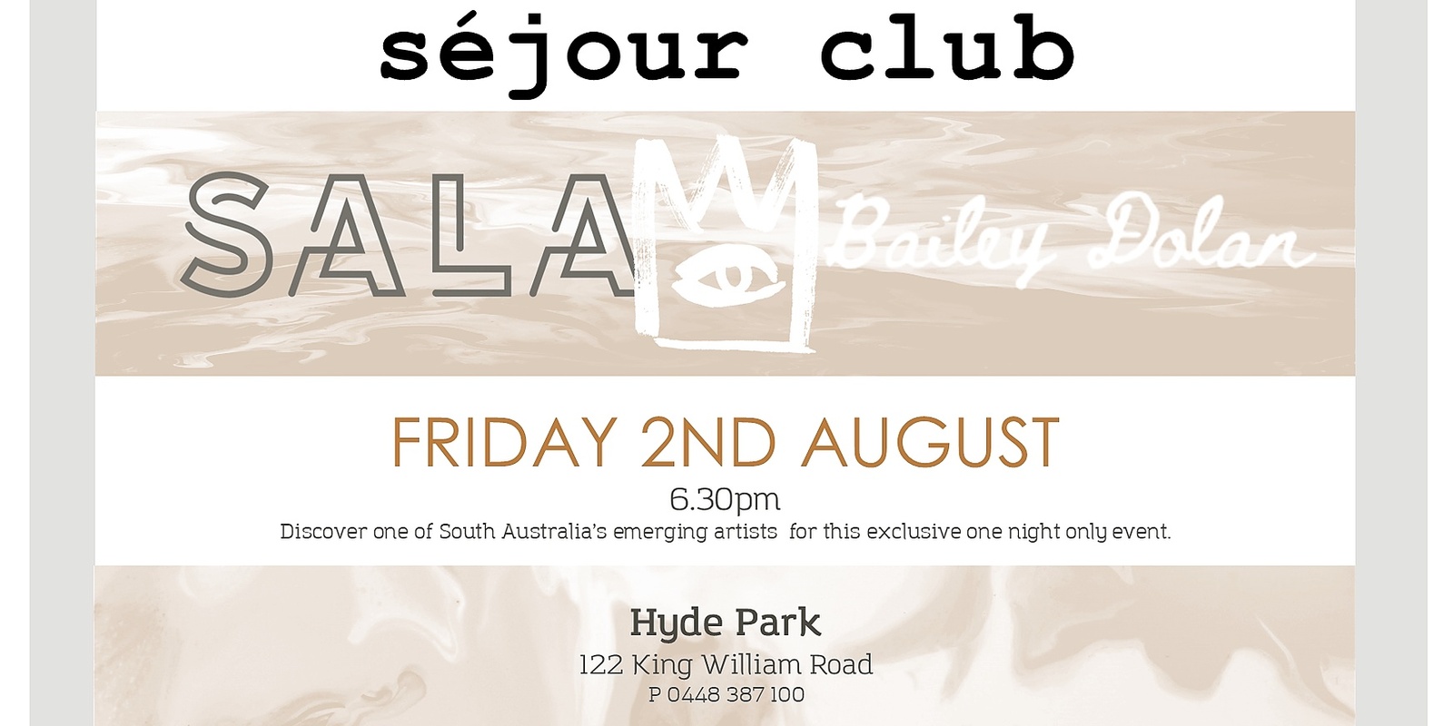Banner image for Bailey Dolan 'The Ceremony' Exhibition Launch x SALA @ séjour club
