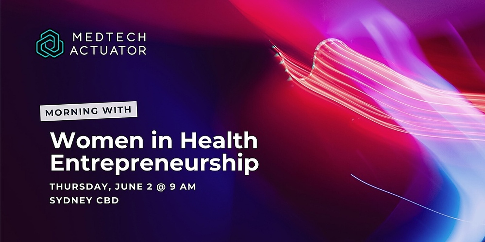 Banner image for Morning with Women in Health Entrepreneurship